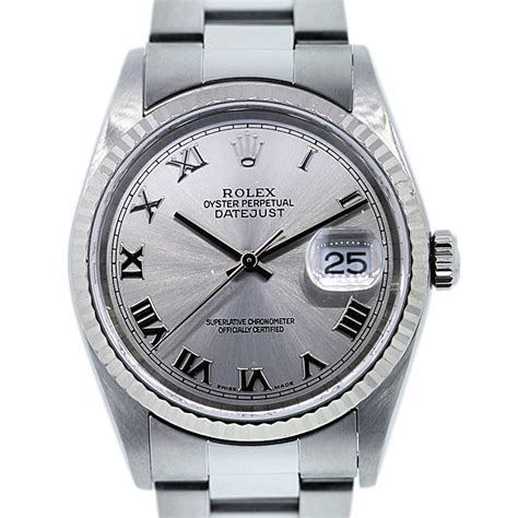 rolex datejust roman numerals